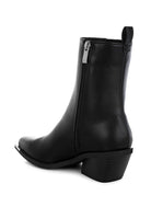 Rag Company Jeffers Ankle Boots stylish travel with a sleek black design and a convenient side zipper