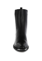 Rag Company Jeffers ankle boots stylish travel in black with a sleek design and side zipper for easy wear