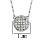 Elegant round pendant necklace featuring sparkling stones, perfect holiday jewelry gift for her