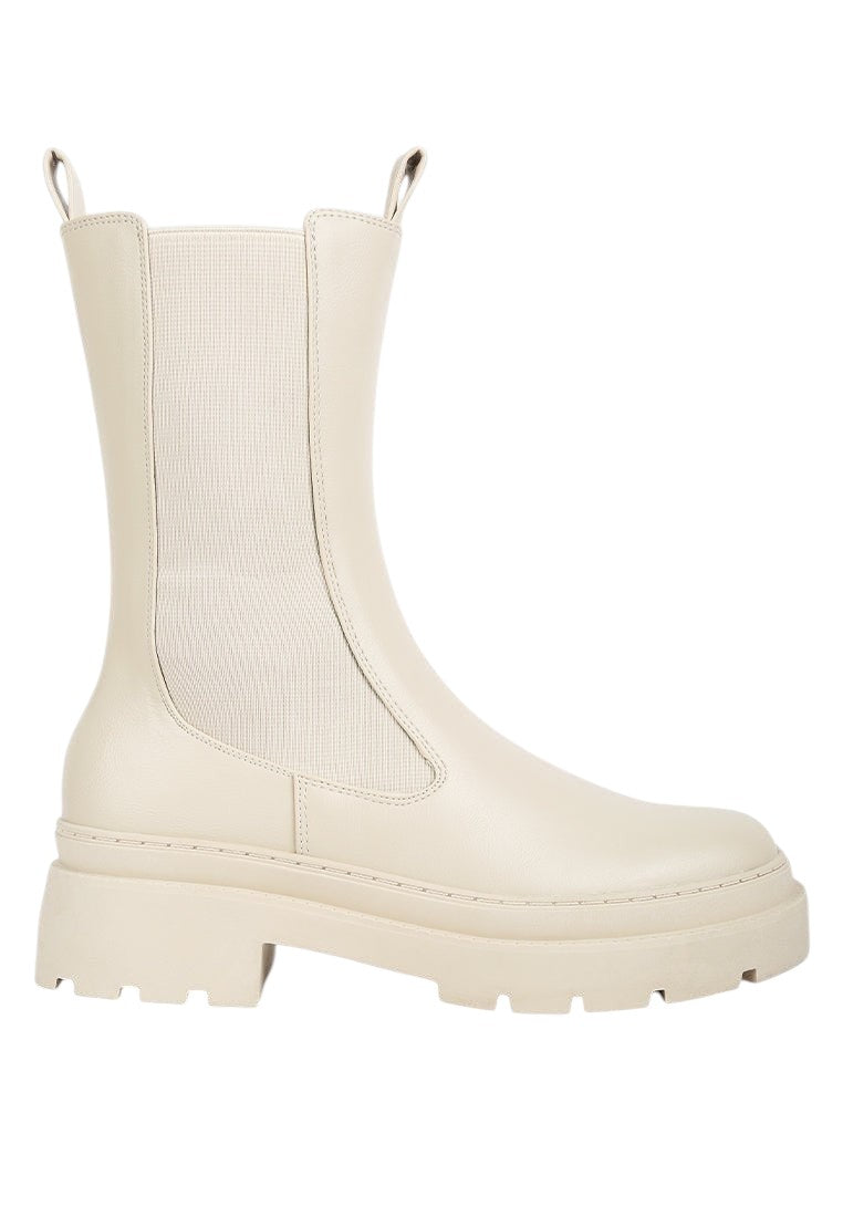 Jolt Elasticated Gussets Lug Sole Boots