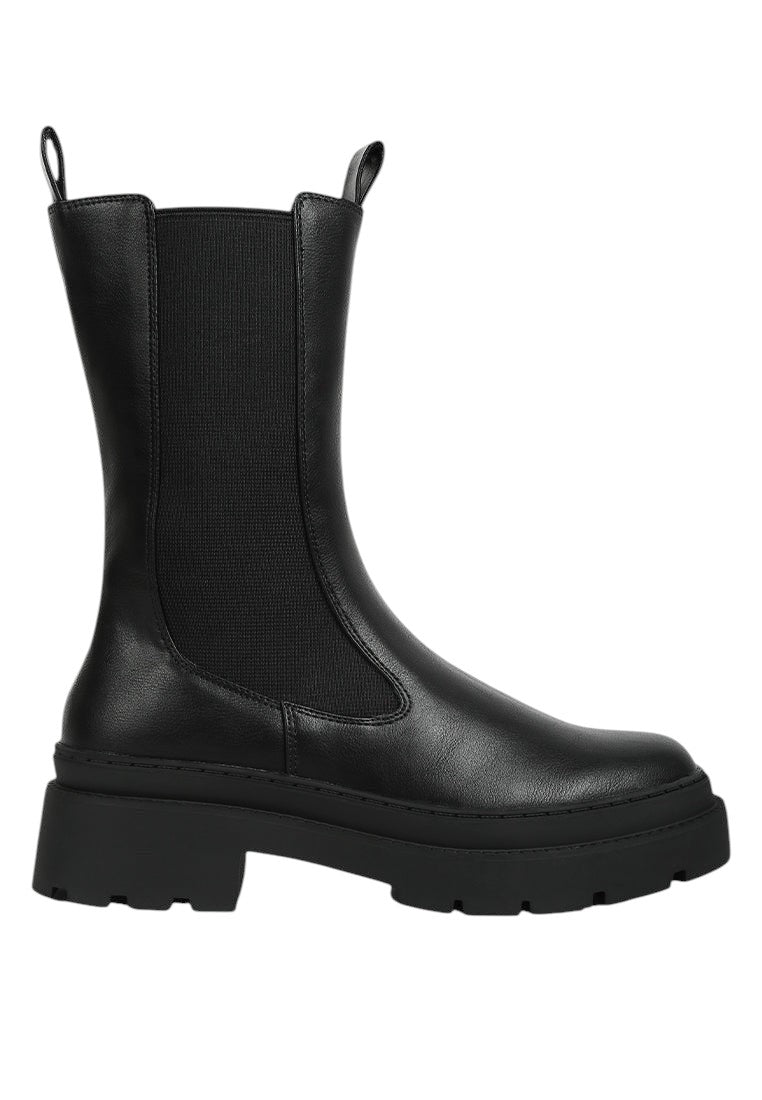 Jolt Elasticated Gussets Lug Sole Boots