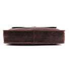 Vintage leather mens briefcase with a sleek design, perfect for stylish professionals