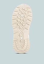 Juliette Chain Detailing Lace Up Sneakers