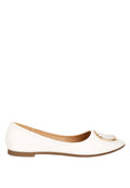Karder Brooch Detail Ballet Flats
