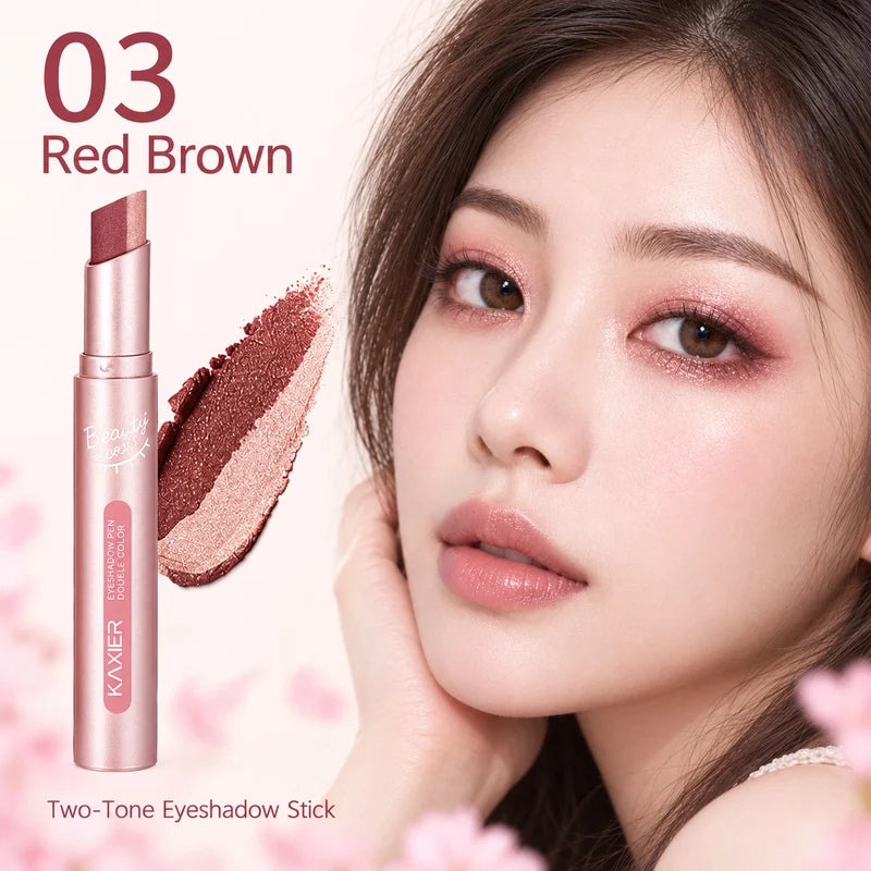KAXIER two-tone creamy shimmer eyeshadow stick (photo 10 of 10)
