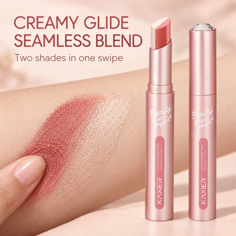 KAXIER two-tone creamy shimmer eyeshadow stick (photo 2 of 10)
