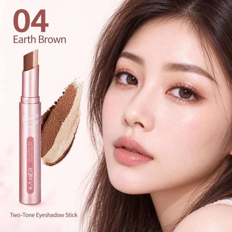 KAXIER two-tone creamy shimmer eyeshadow stick (photo 8 of 10)