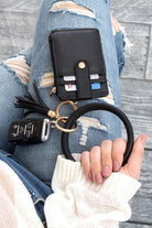 Wallets, Handbags & Accessories Key Ring Wallet Bracelet Id Zip Up