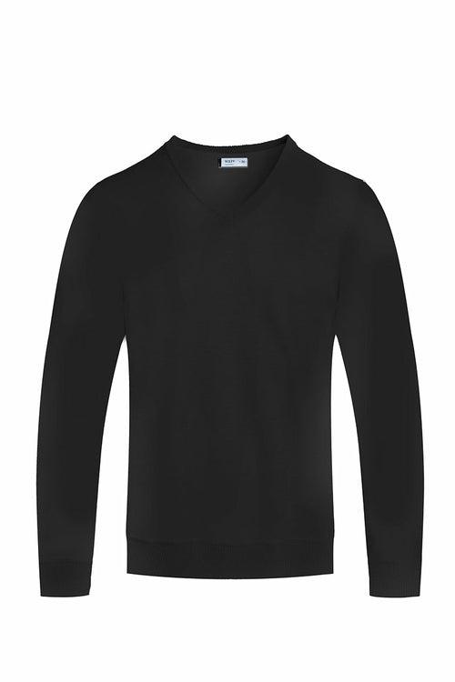 Men's Clothing Khaki Vneck Knit Pullover Sweater