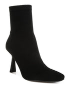 Kintley heeled ankle boots from Rag Company in black with a sleek design and pointed toe