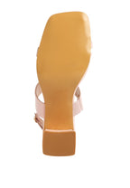 Kirk Elasticated Gussets Block Heel Sandals