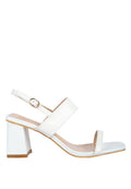 Kirk Elasticated Gussets Block Heel Sandals