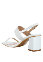 Kirk Elasticated Gussets Block Heel Sandals