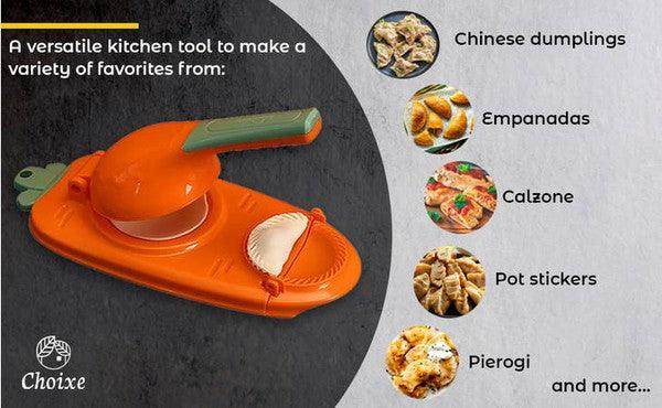 Kitchenware 2-in-1 Dough Press Dumpling Empanada Maker - VacationGrabs