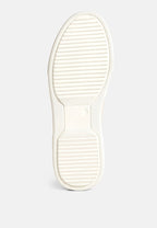 Baskets en cuir bicolore Kjaer