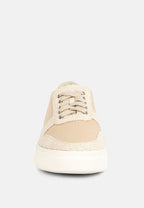 Baskets en cuir bicolore Kjaer