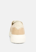 Baskets en cuir bicolore Kjaer