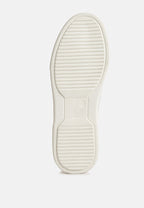Baskets en cuir bicolore Kjaer