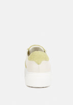Baskets en cuir bicolore Kjaer