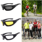 Black goggles for motorcycle, lightweight for cycling and outdoor use