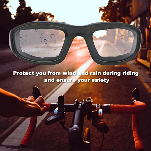 Goggles for motorcycle, gray frame, protect from wind and rain