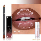 Kylie Lip Kit US with lip gloss, liner, and free lip oil