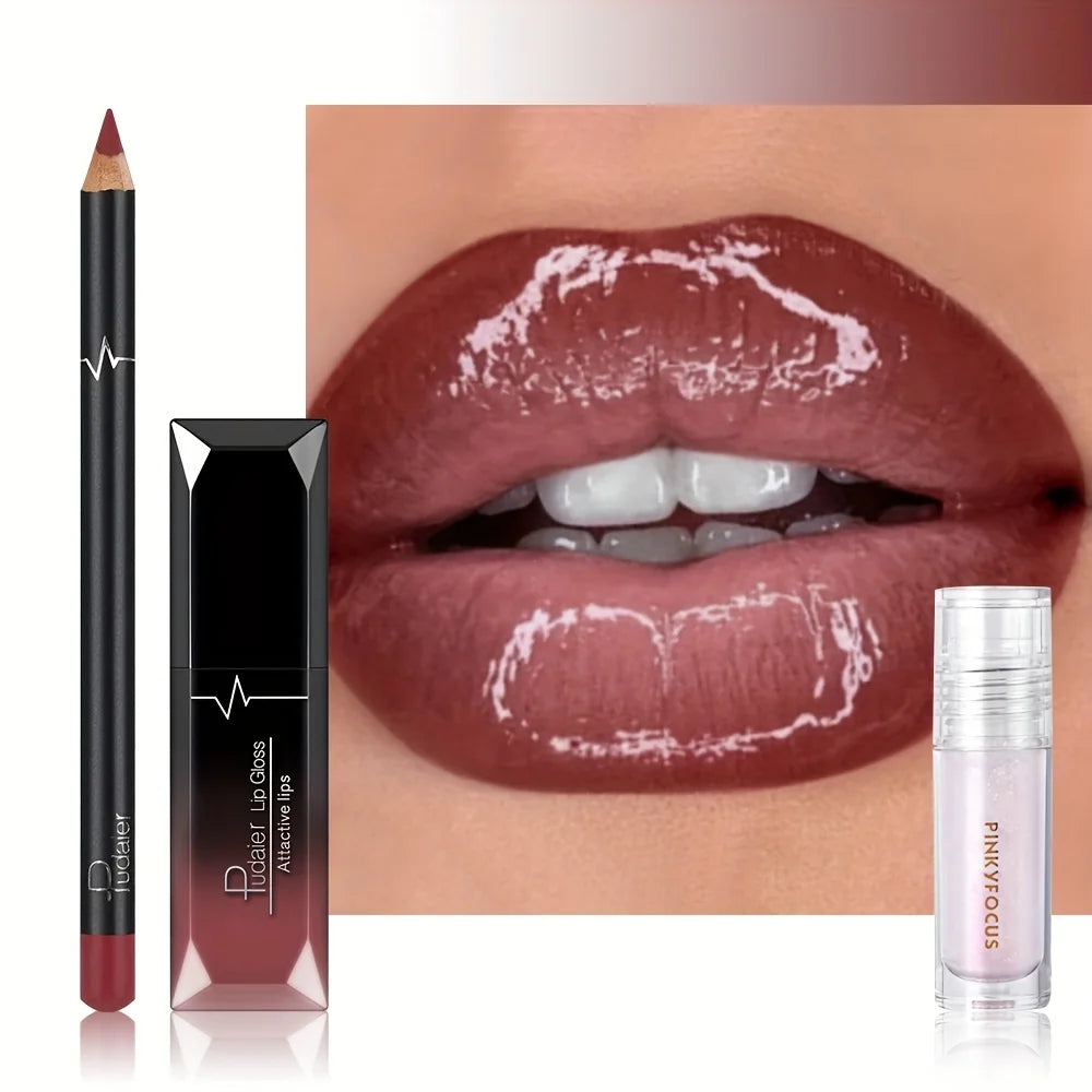Kylie Lip Kit US with lip liner and liquid lipstick in mauve shade