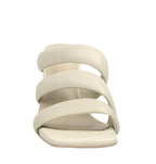 Kywe Textured Heel Chunky Strap Sandals - VacationGrabs