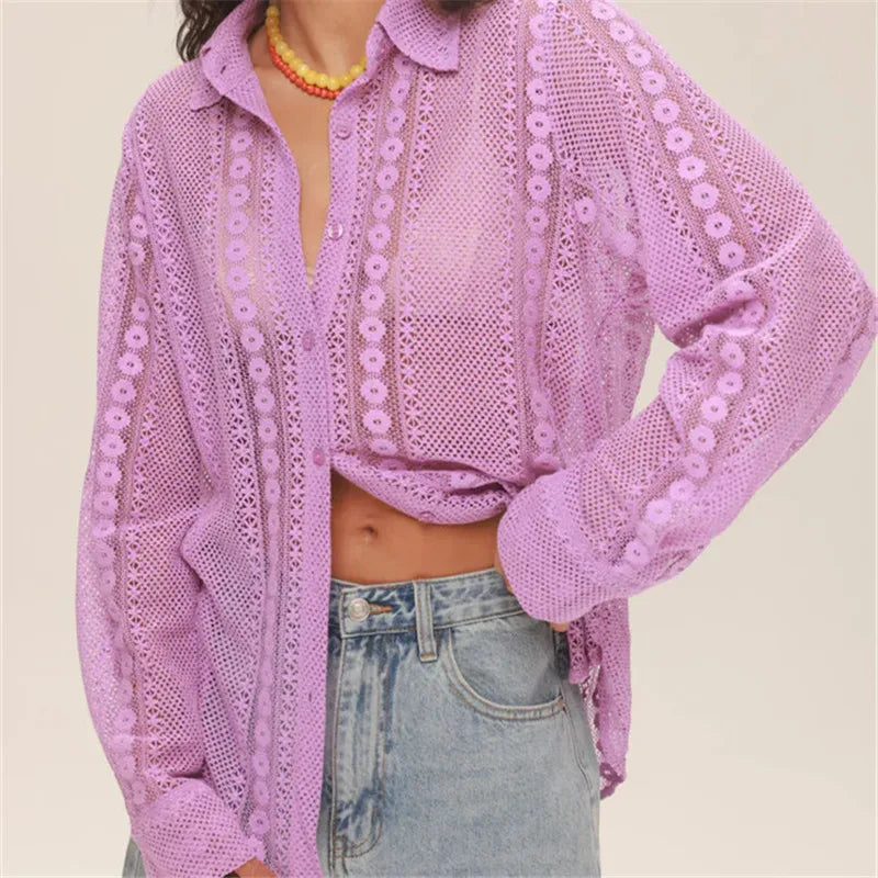 women's lace black blouse for stylish summer outfits