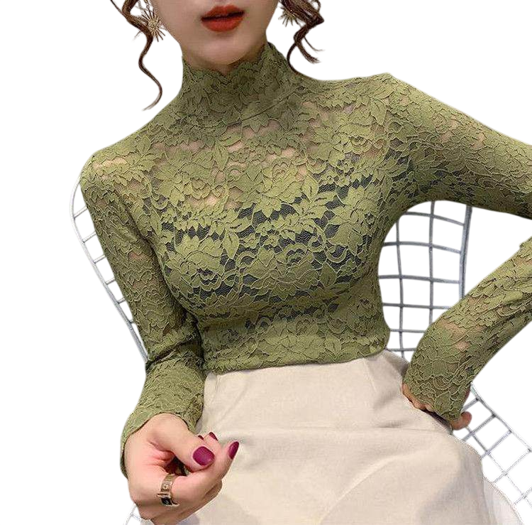 VacationGrabs Lace Tops for Women - Elegant Black Style