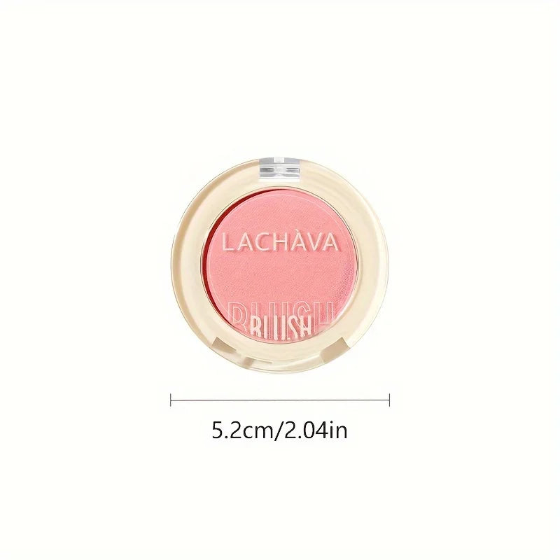 Lachava blush powder in soft pink, perfect for a natural glow