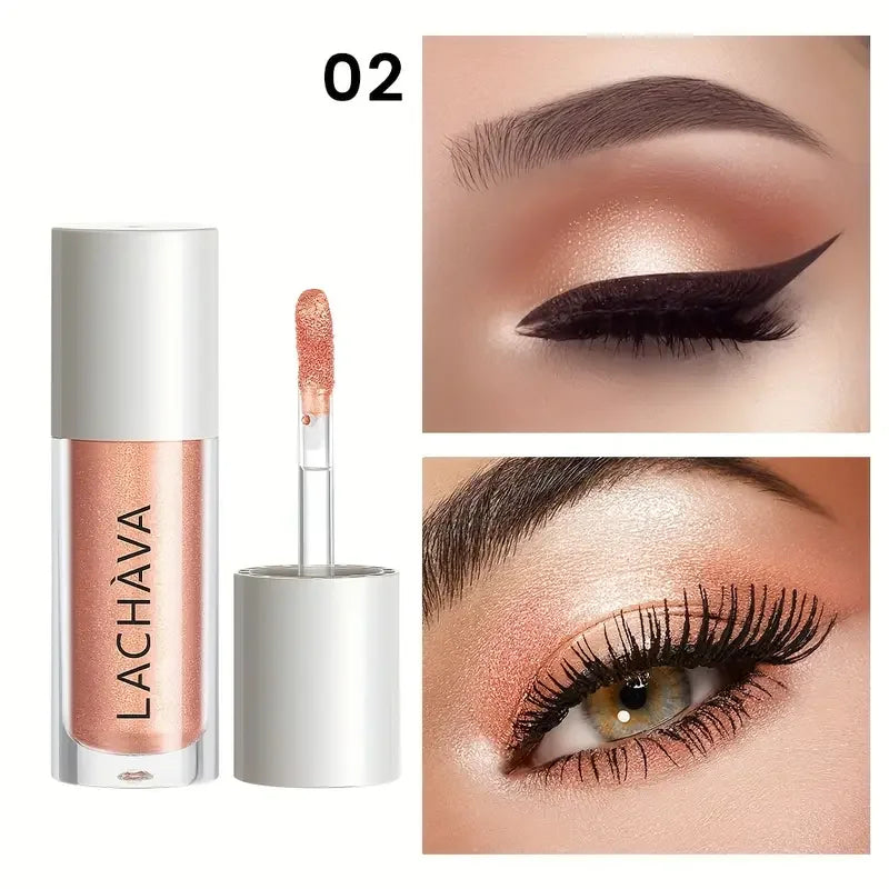 Lachava liquid eyeshadow in shade 02, for a shimmering eye look