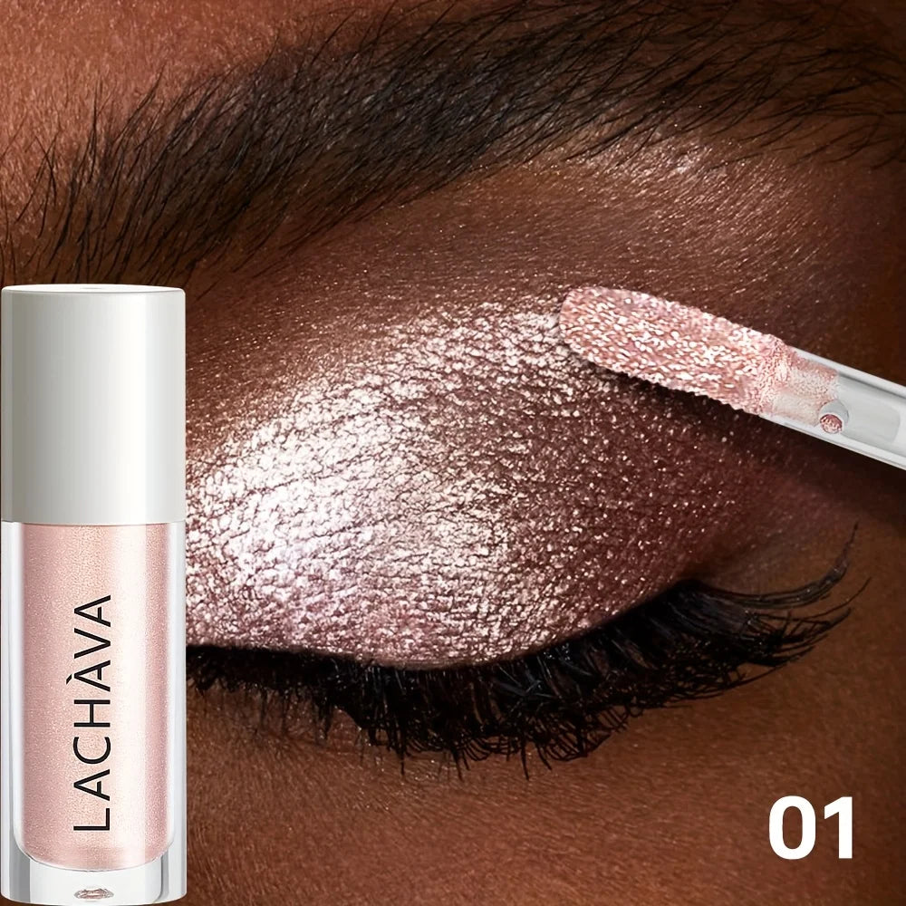Lachava eyeshadow liquid in pink, perfect for shimmering makeup looks