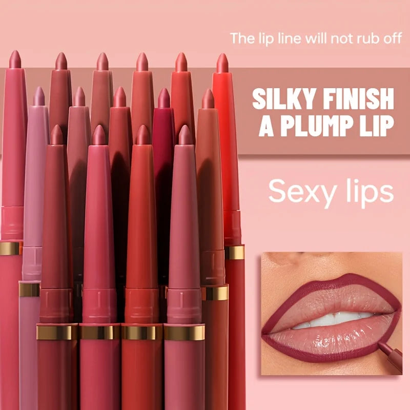 Lip liners in various shades for creating sexy lips with lip liner