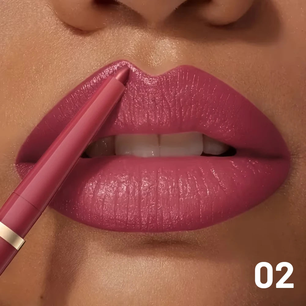 VacationGrabs lipstick and liner for defined lips with lip liner