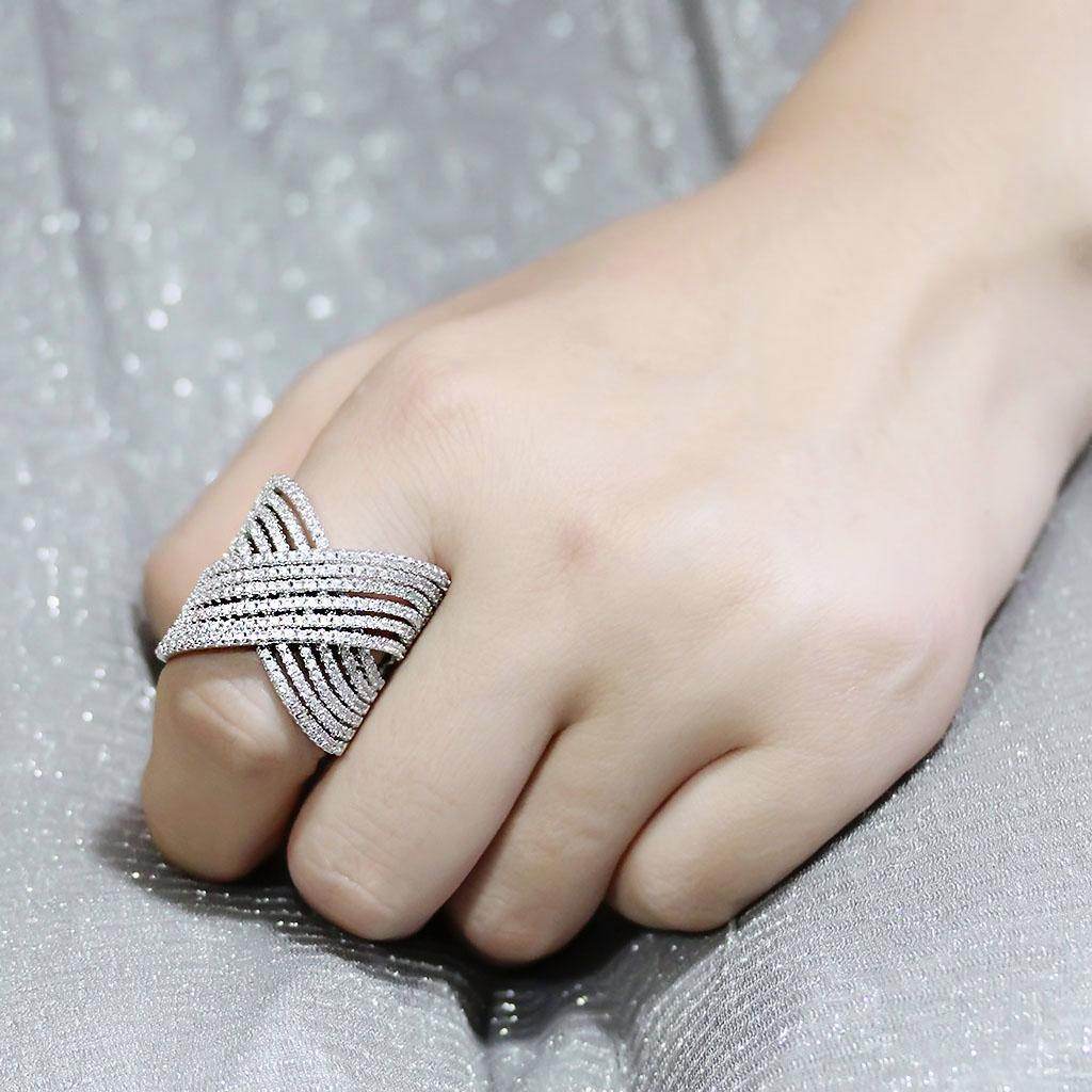 Elegant women's ring from VacationGrabs designed as ladies formal cocktail jewelry with sparkling accents