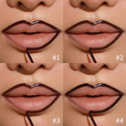 Peel off lip stain in rich burgundy, creates bold lip definition