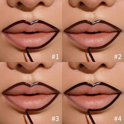 Peel off lip stain in rich burgundy, creates bold lip definition