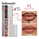 Peel off lip stain in rose pink for lasting color and defined lips