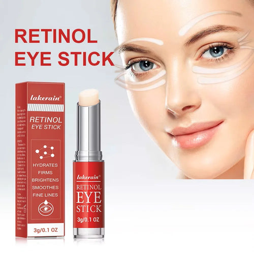 Retinol eye cream for dark circles in a stick format for easy application