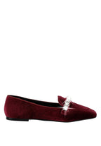 Lamington Handcrafted Velvet Diamante Loafers