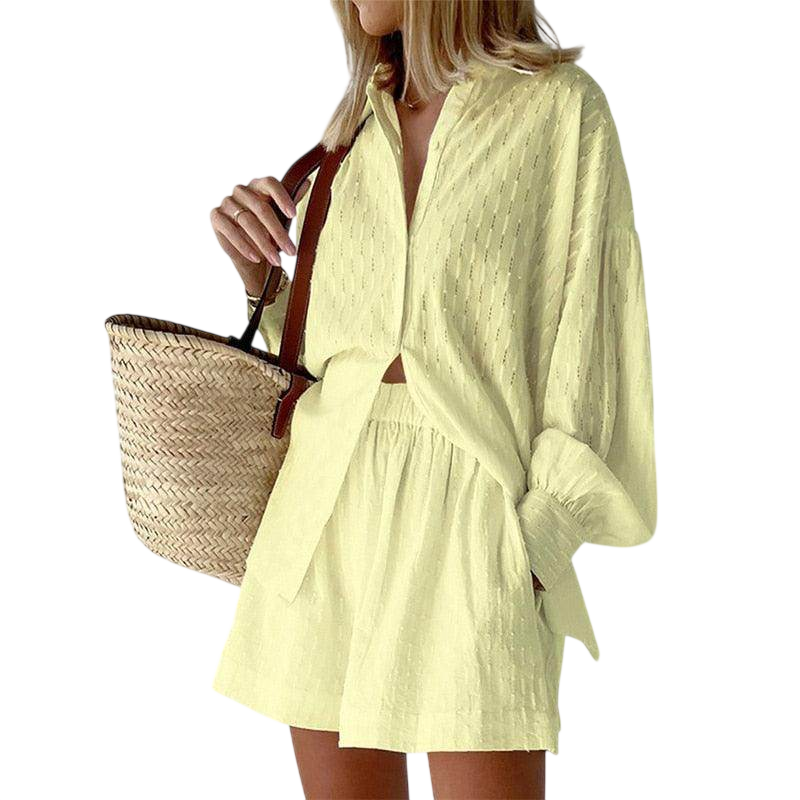 Vacation Outfits for Women - VacationGrabs Lantern Sleeve