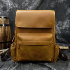 Large leather travel bags with spacious compartments and sturdy design for durable travel