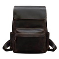 VacationGrabs Large Leather Travel Bags Backpack