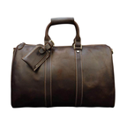 VacationGrabs Large Leather Weekend Bag - Stylish Duffel