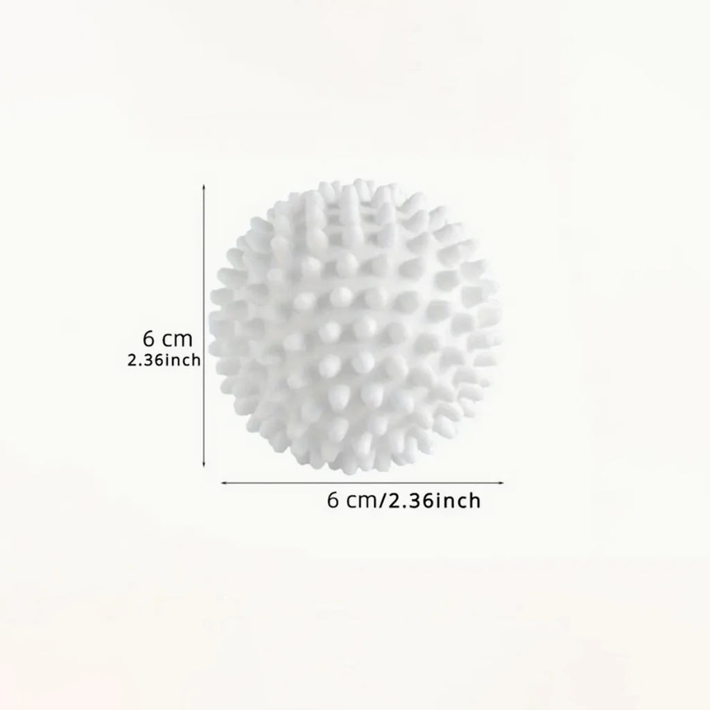 White laundry hair removal ball, silicone material, removes lint and pet hair