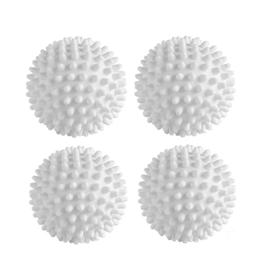 White laundry hair removal ball for effective lint and hair capture