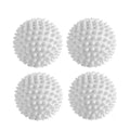 White laundry hair removal ball for effective lint and hair capture