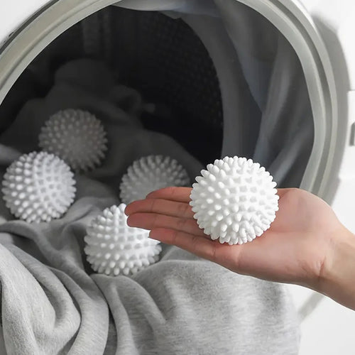 White laundry hair removal ball for effective pet hair removal