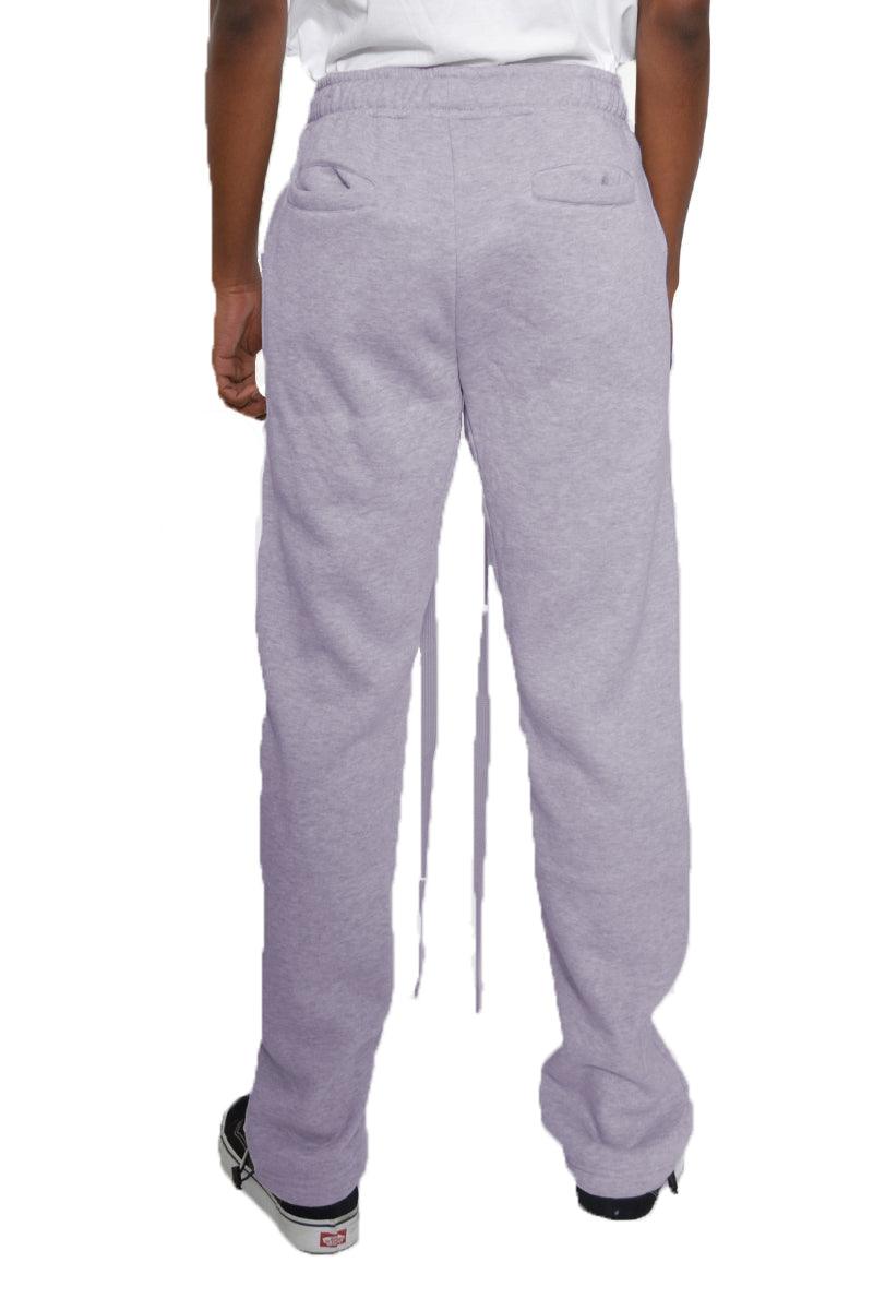 Men's Activewear Lavender Tshirt Ankle Toggle Sweatpants Set